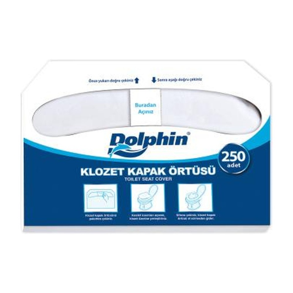 DOLPHİN KLOZET KAPAK ÖRTÜ 250Lİ - 20 PK