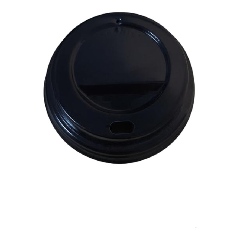 TERMOKAP KARTON BARDAK KAPAK 14OZ/16OZ/22OZ SİYAH 100LÜ - 10 PK