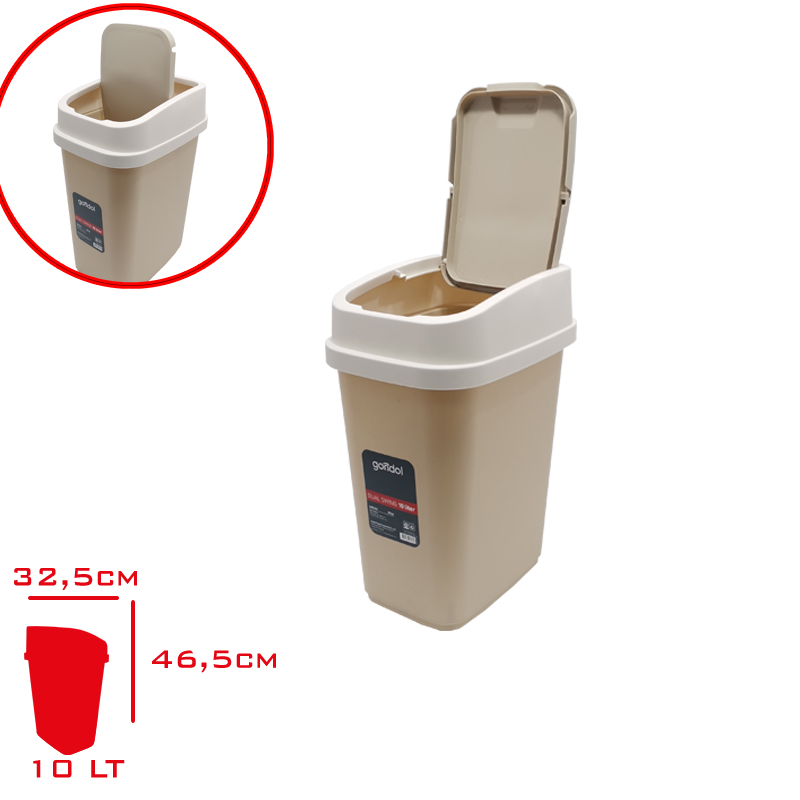 GONDOL COP KUTUSU SABRINA 10 LT G-746