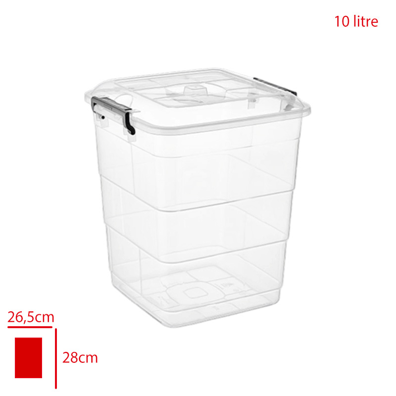 BURSEV TETRIS KARE SAKLAMA KABI-1  10 LT 1152 02
