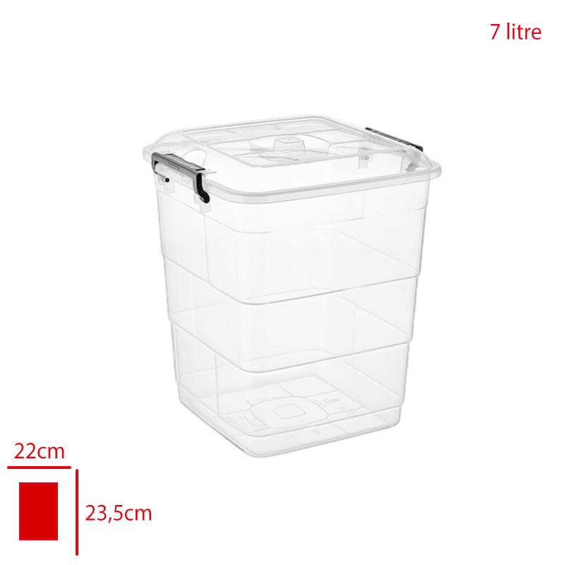 BURSEV TETRIS KARE SAKLAMA KABI-1  7 LT 1152 01