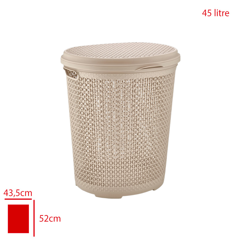 BURSEV INCI KIRLI CAMASIR SEPETI 45 LT 2131 02