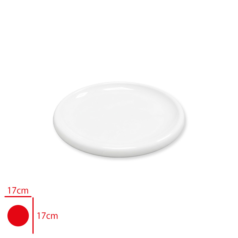 ATLAS SERVIS TABAK MIMOZA BEYAZ 17 CM 470
