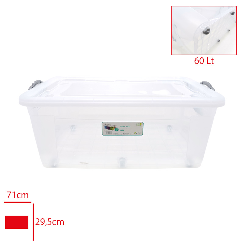 ERKOC MAXI MULTI BOX TEKERLEKLI 60 LT E-514