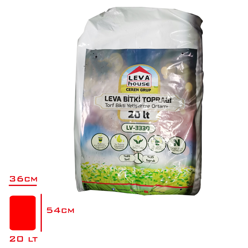 LEVA BITKI TOPRAGI LUKS 20 LT LV-3332