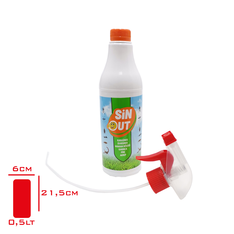 SIN OUT HASERE OLDURUCU SPREY 500 ML