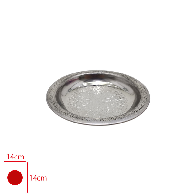 CELIK MEZE TABAGI DESENLI 14 CM