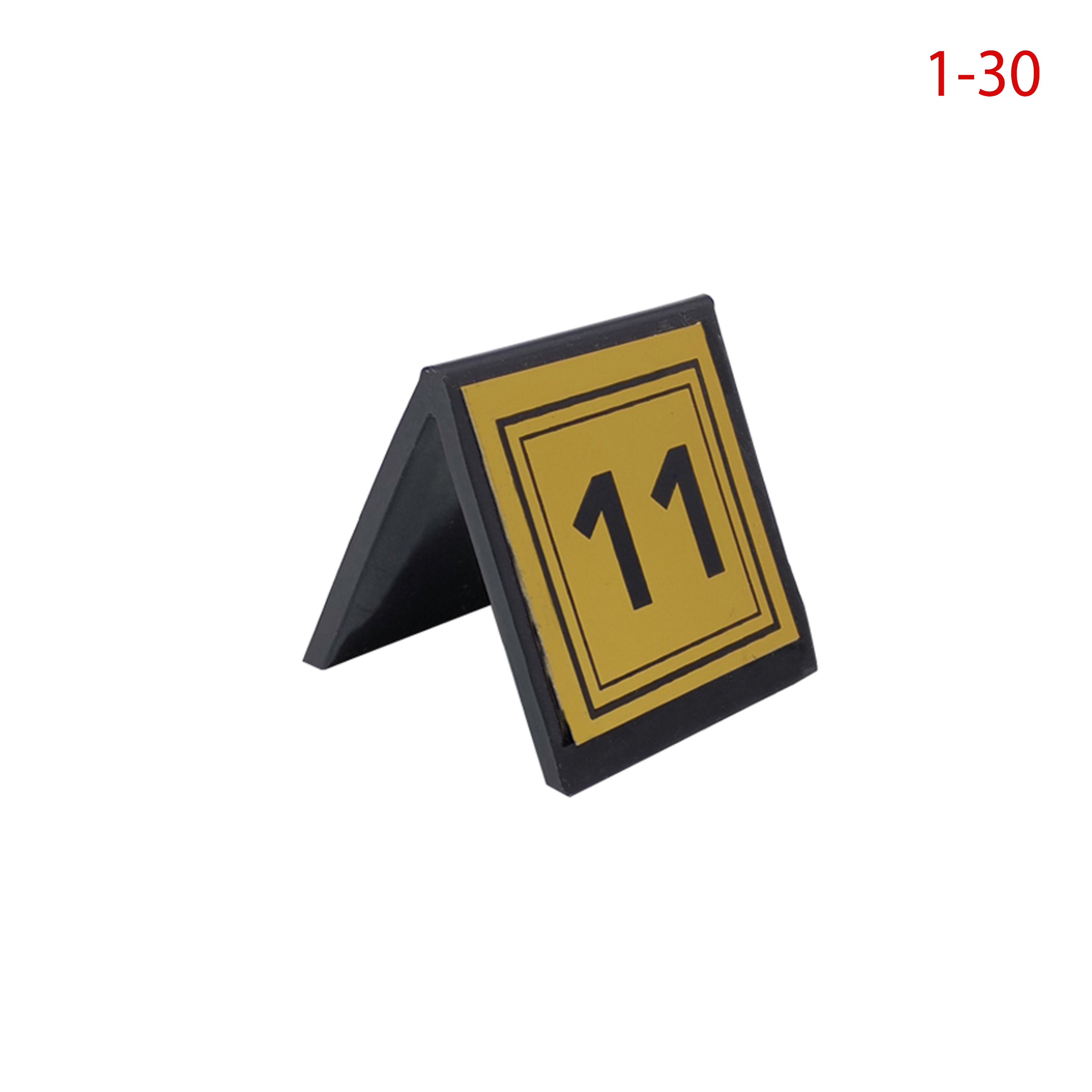 GUL PLASTIK MASA NUMARASI GOLD 1-30 SET