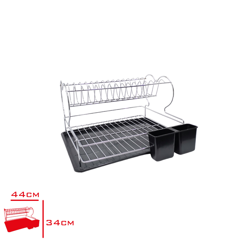 LEVA TABAKLIK CIFT KATLI KROM LV-3483