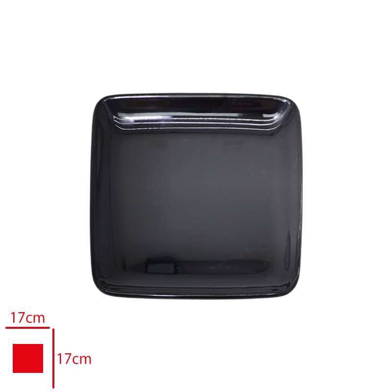 AKEL KARE SERVIS TABAGI 17 CM SIYAH AKL517S