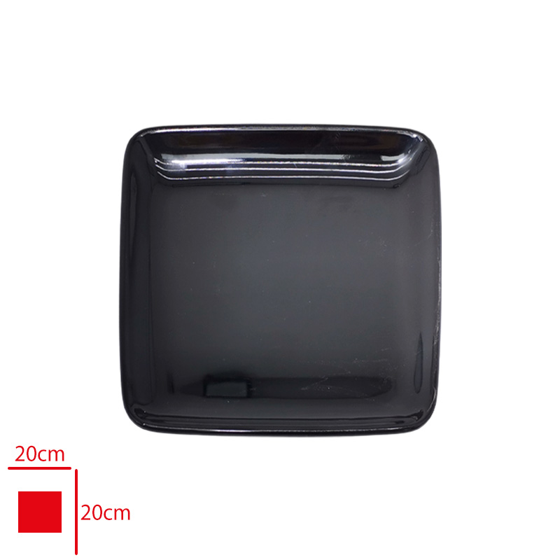 AKEL KARE SERVIS TABAGI 20 CM SIYAH AKL520S