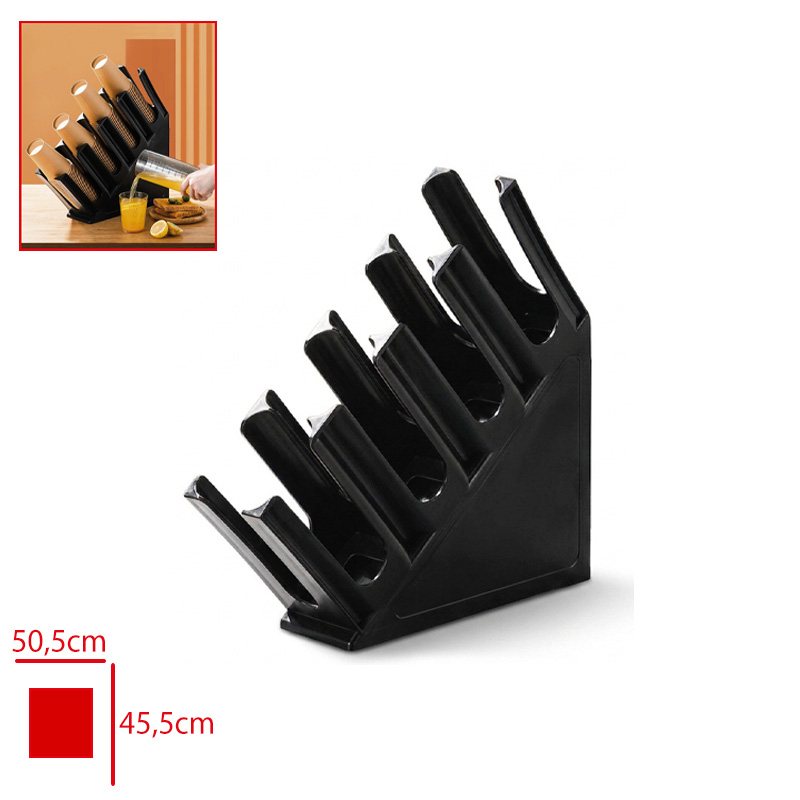 BIRADLI PLASTIK KARTON BARDAK STANDI 38,6*29,5*45 GRV-KBS-01