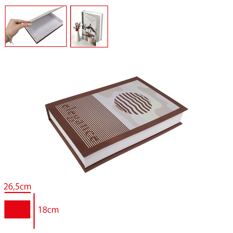 SAKLAMA KUTUSU DEKORATIF KITAP GORUNUMLU