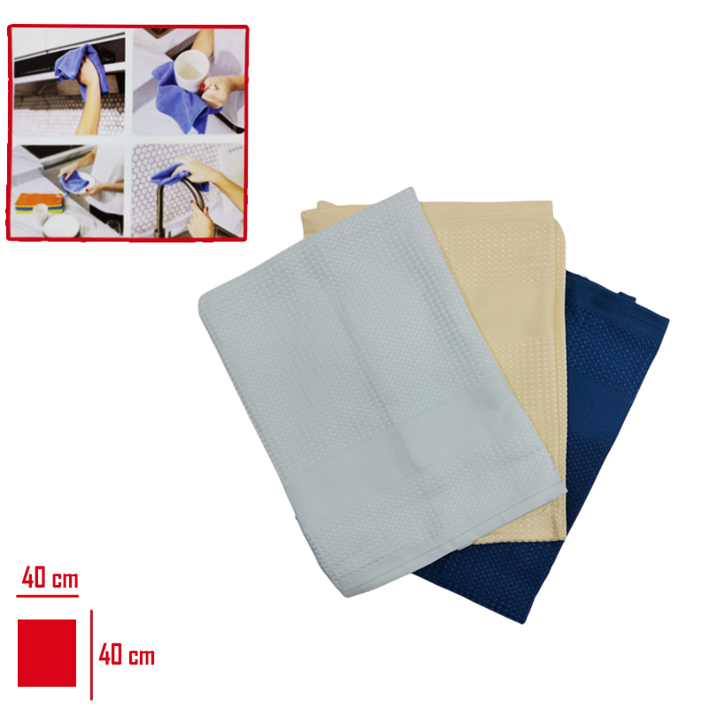 LEVA SIHIRLI KURULAMA TEMIZLIK BEZI 3 LU 40*40 LV-3561
