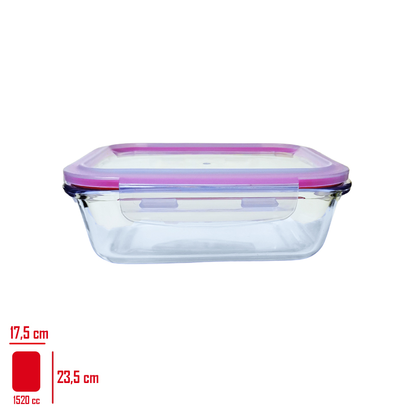 BORART CAM SAKLAMA KABI PLASTIK KAPAKLI 1520 CC 46152 PF