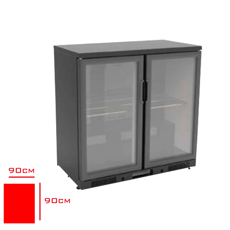 NDUSTRIO SISE SOGUTUCU 2 KAPILI SIYAH GDC-250-PT