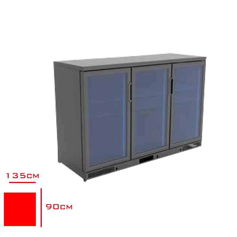 NDUSTRIO SISE SOGUTUCU 3 KAPILI SIYAH GDC-350-PT