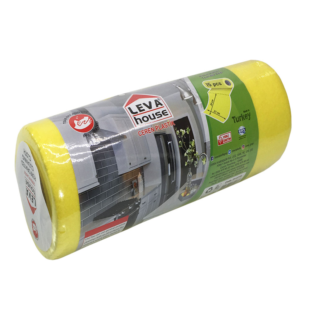LEVA TEMIZLIK BEZI PERFORE 15 YAPRAK 33*27 CM LV-2775