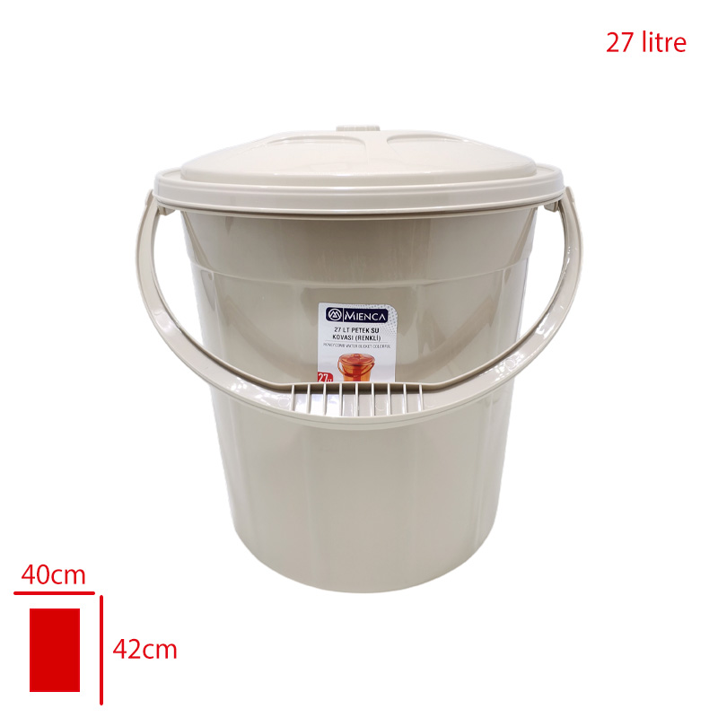 MERDEM TEMIZLIK VE SU KOVASI PETEK RENKLI POSETLI 27 LT MRD-263-P