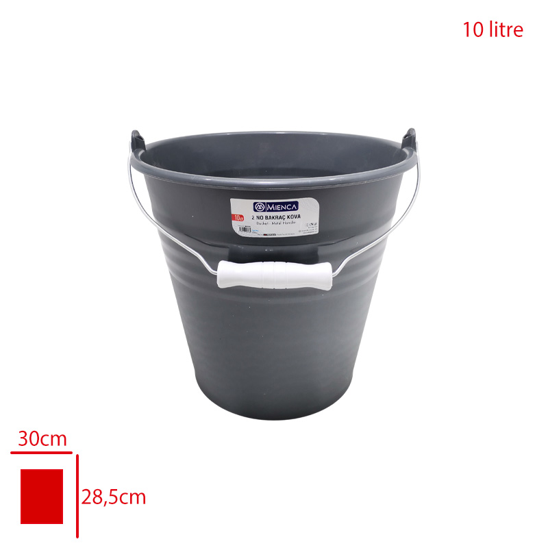 MERDEM BAKRAC 2 NO 10 LT  METAL SAPLI MRD-268