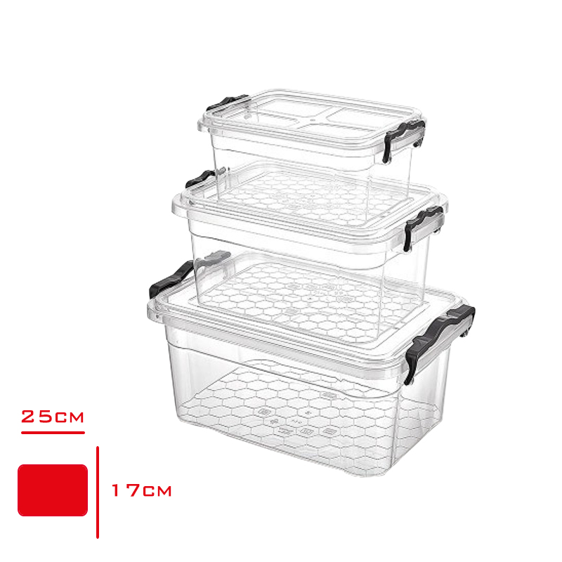 MERDEM KILER SAKLAMA KABI SET (0,80 LT+1,70 LT+3 LT) MRD-002