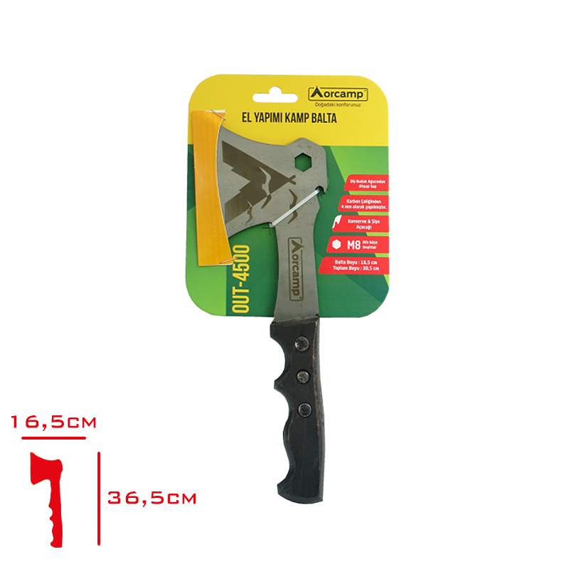 ORCAMP KAMP BALTASI EL YAPIMI OUT-4500