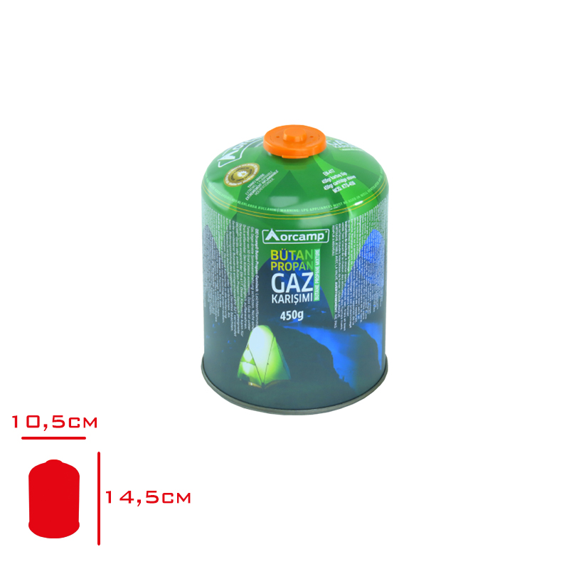 ORCAMP GAZ KARTUSU 450 GR KTS-450