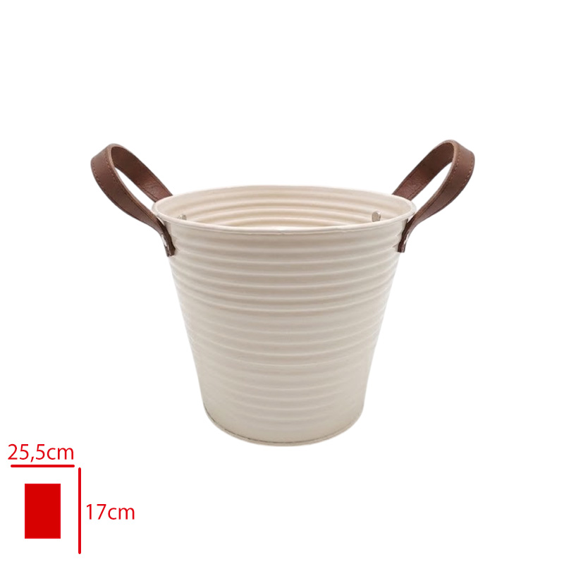 LEVA METAL SAKSI DERI KULPLU 14CM LV-75186