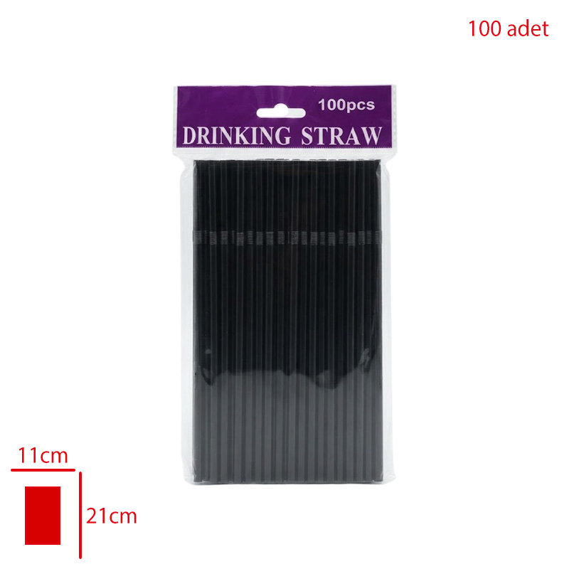 LEVA PIPET KORUKLU 100 LU SIYAH LV11045