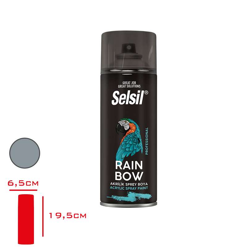 SELSIL SPREY BOYA GRI GUMUS 400 ML TAB-423