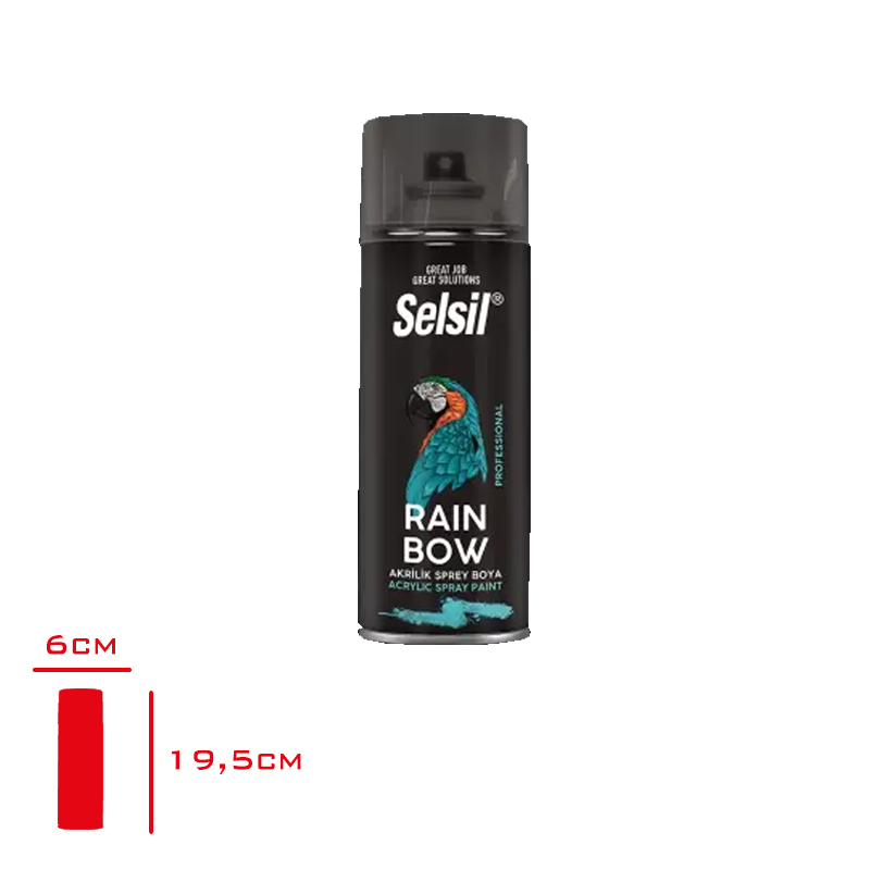 SELSIL SPREY BOYA SIYAH MAT 400 ML TAB-428