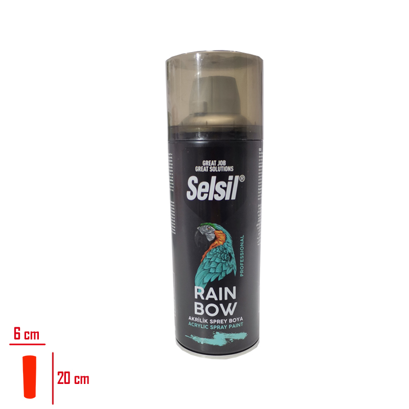 SELSIL SPREY BOYA SIYAH PARLAK 400 ML TAB-429