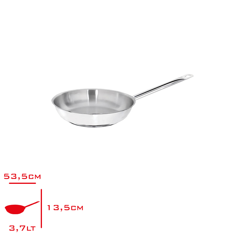 KAPP TEK SAPLI CELIK TAVA 3,7 LT 28*6 30152806