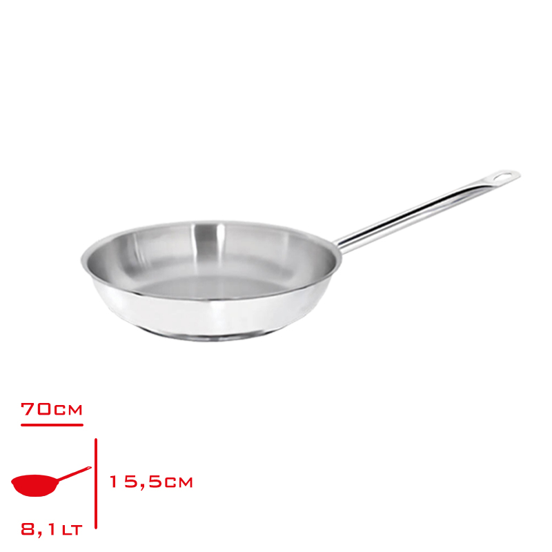 KAPP TEK SAPLI CELIK TAVA 8,1 LT 36*7 30153606