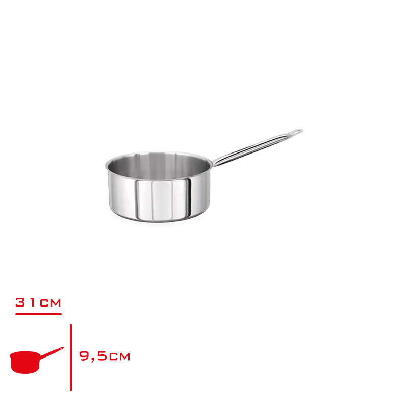 KAPP KACAROLA TABANSIZ 14*7 CM 30381407
