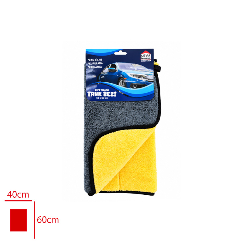 LEVA HOUSE CIFT TARAFLI TANK BEZI 40X60 CM TM-320