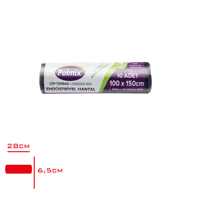 POLMIX COP TORBASI ENDUSTRIYEL HANTAL EKO 10 LU 100*150 CM 600 GR P305