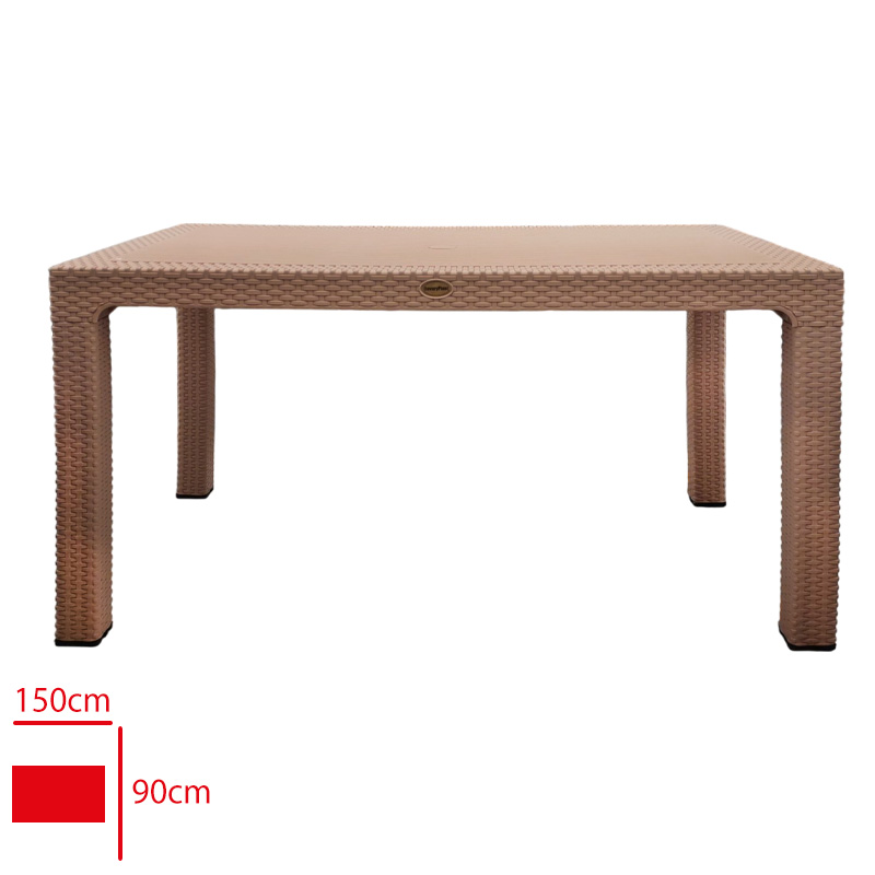 FAVORY MASA RATTAN 90*150 CAMSIZ CAPPUCINO