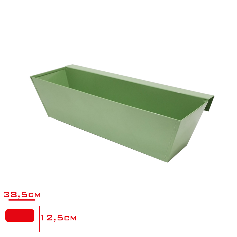POLIWORK METAL BALKON SAKSI RENKLI MIX 12,5X38,5X9,5