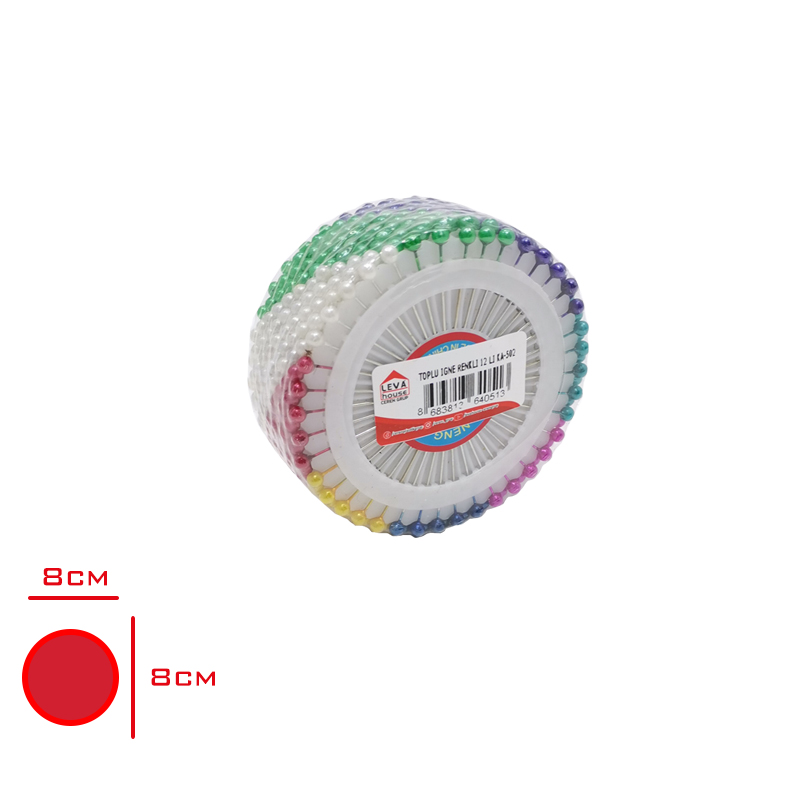 TOPLU IGNE RENKLI 12 LI KA-502/K-0415