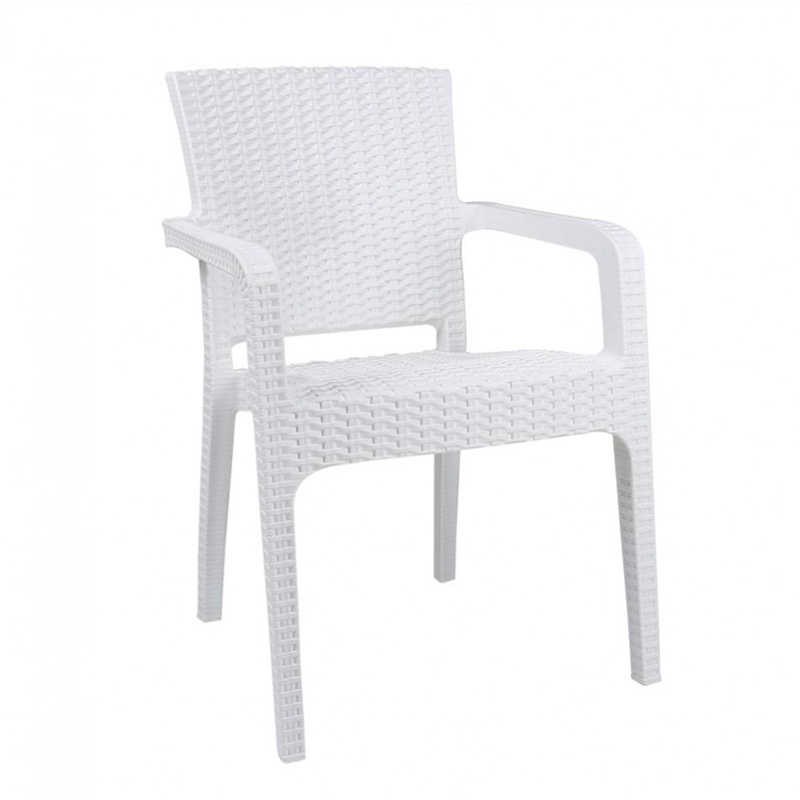 COMFORT KOLTUK LILYUM RATTAN EKO BEYAZ CT022-2