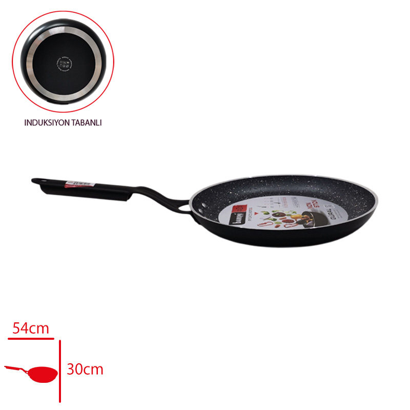 BARONI KREP TAVA INDUKSIYON TABANLI 30 CM 701/30
