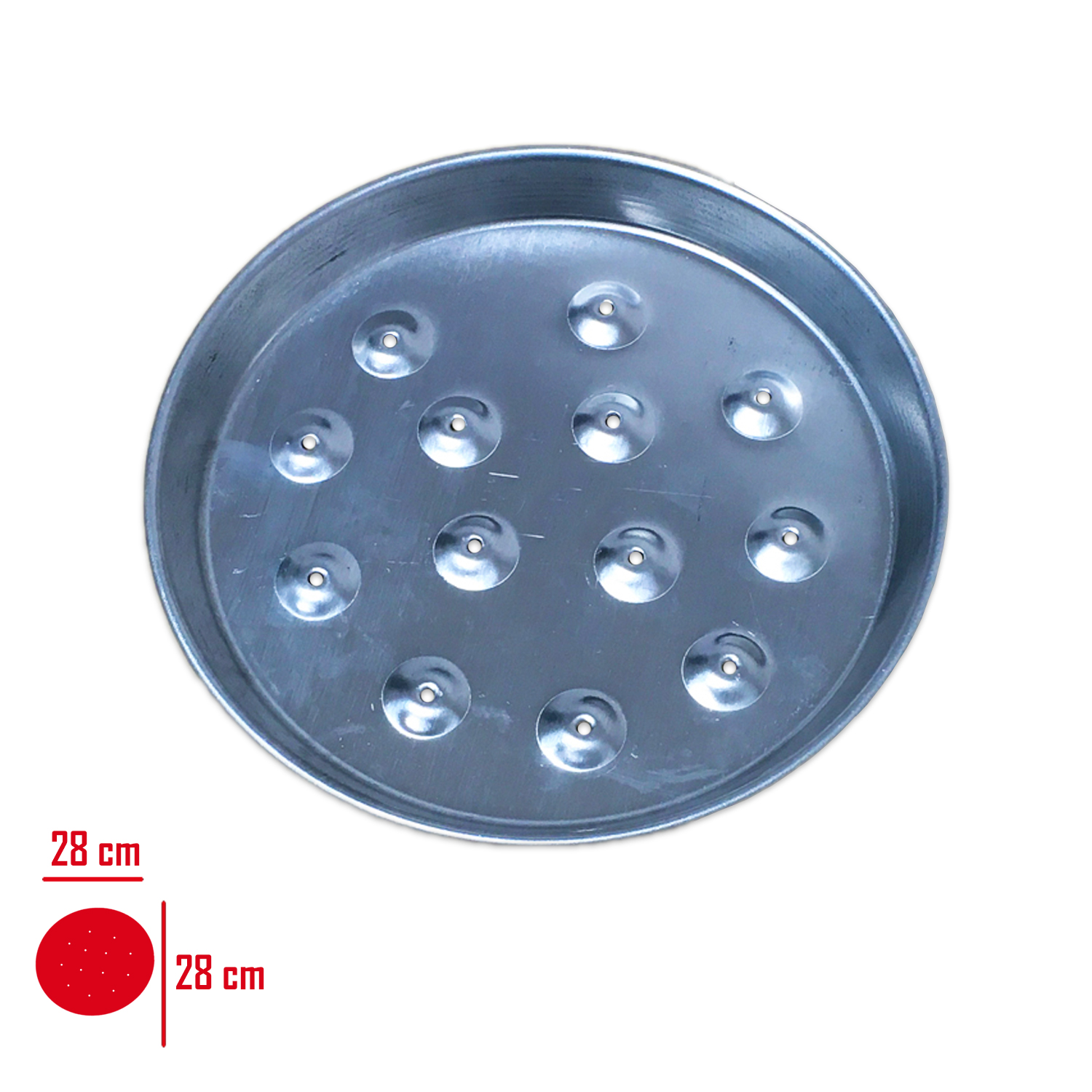 BARONI PIZZA TAVASI DELIKLI ALUMINYUM 154-28