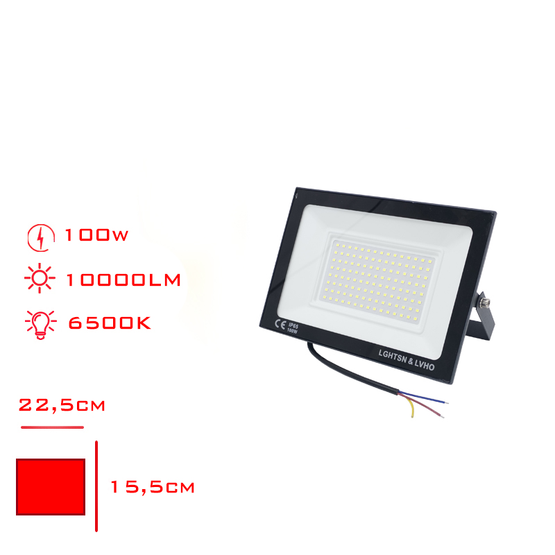 LEVA PROJEKTOR LED SLIM 100W BEYAZ ISIK LV-3148 / 6