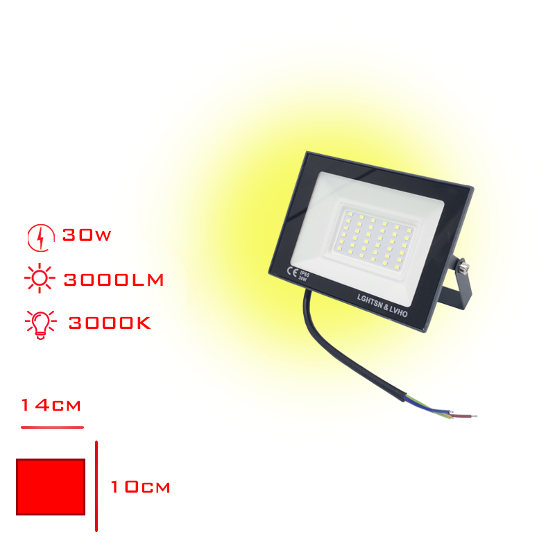 LEVA PROJEKTOR LED SLIM 30W SARI ISIK LV-3146 / 3