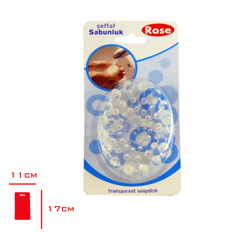 LEVA SABUNLUK VAKUMLU SEFFAF ROSE LV-2870