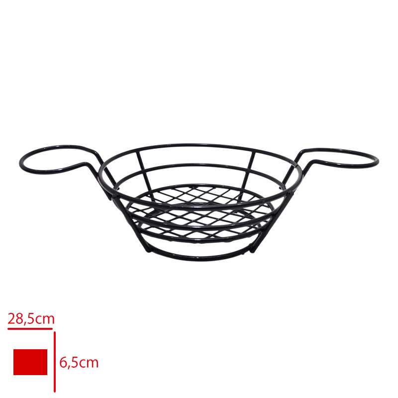 YUVARLAK BUYUK SUNUMLUK SOS BOLMELI 28,5X17X6,5 CM