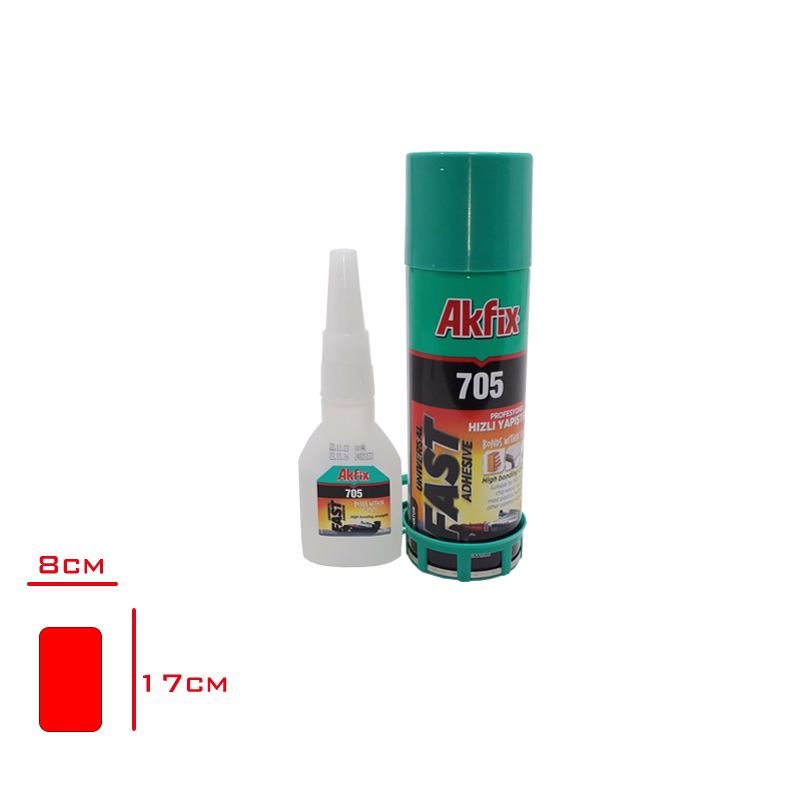 AKFIX HIZLI YAPISTIRICI MDF KIT 200 ML+50 GR GA060/705