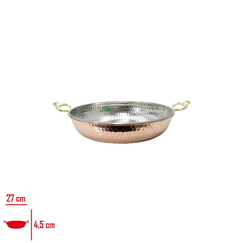 LEVA BAKIR SAHAN 20 CM CIFT KULPLU EKO