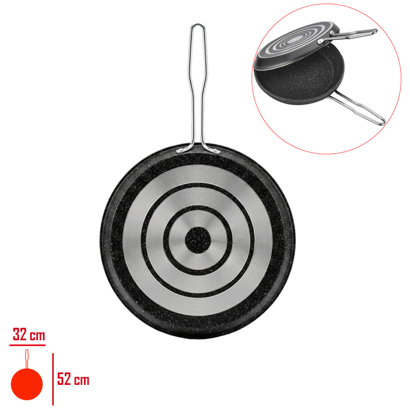 KIRAC BALIK TAVASI IKIZ GRANIT 32 CM